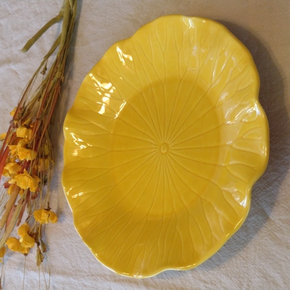 Lotus Metlock Potteries Poppytrail Chop Platter (t222)